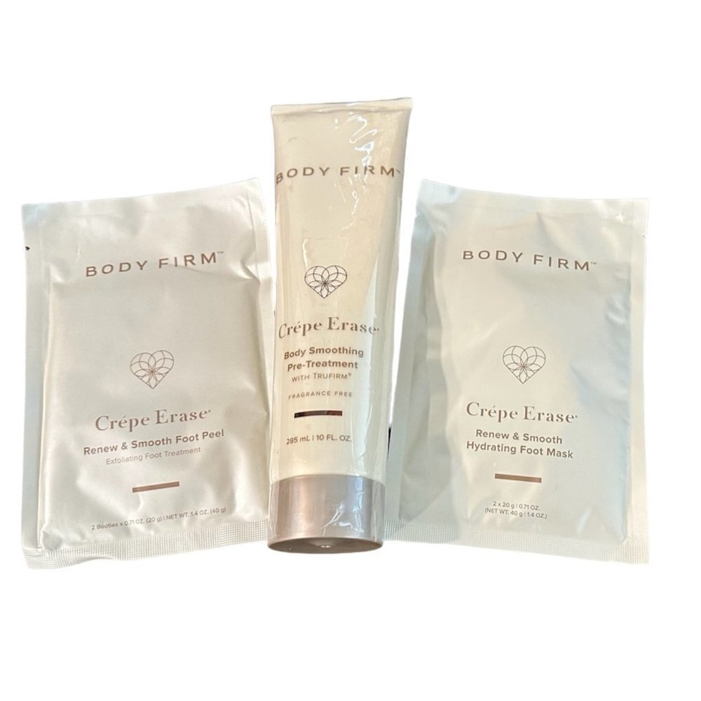 Crepe Erase Body Smoothing & Foot Mask and Peel set 285 mL/ 10 FL OZ